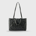 Maddie Quilted  Black Tote Bag - Lino Perros