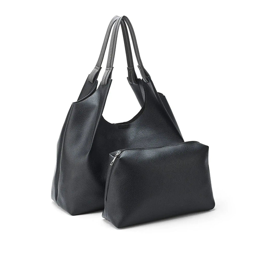 Monroe Chic Black Tote Bag - Lino Perros