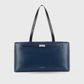 Monroe Tailored Navy Shoulder Bag - Lino Perros