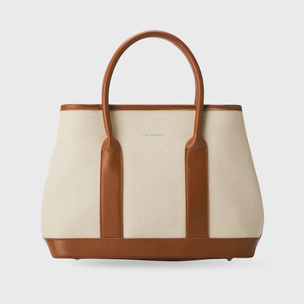 Monroe Bucket Beige Satchel - Lino Perros