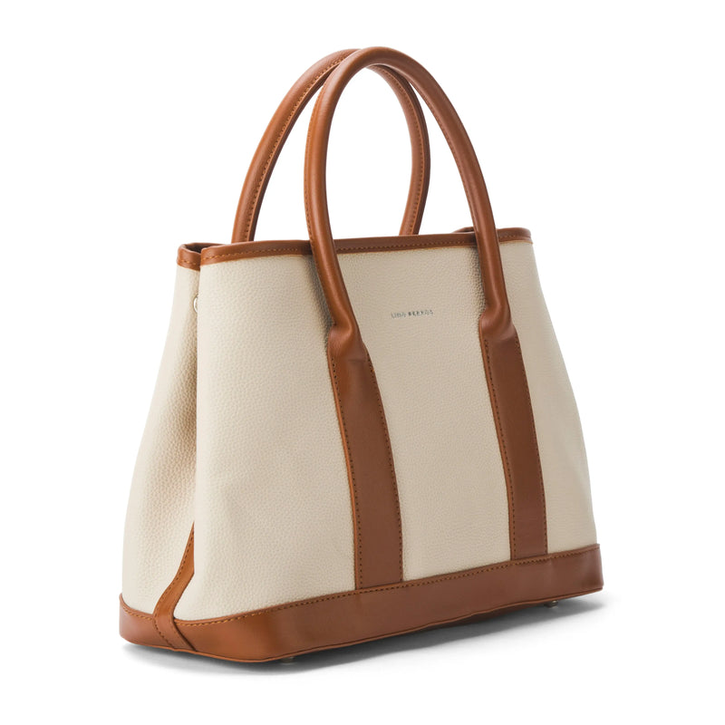 Monroe Bucket Beige Satchel