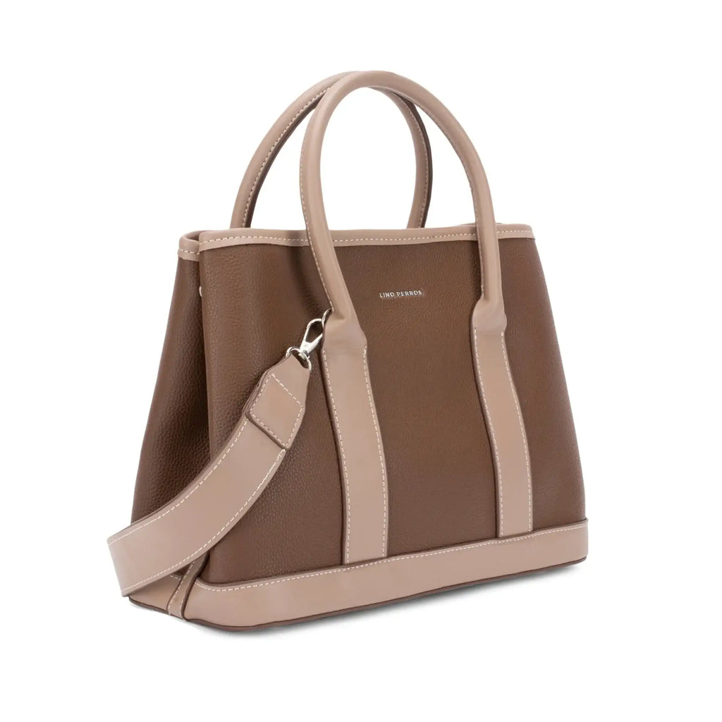 Monroe Bucket Coffee Satchel Bag - Lino Perros