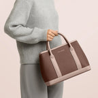 Monroe Bucket Coffee Satchel Bag - Lino Perros