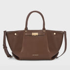 Monroe Caramel Coffee Satchel Bag - Lino Perros