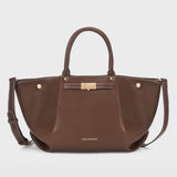 Monroe Caramel Coffee Satchel Bag