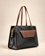 Monroe Sophisticated Black Tote Bag - Lino Perros