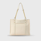 Monroe Classic White Tote Bag - Lino Perros