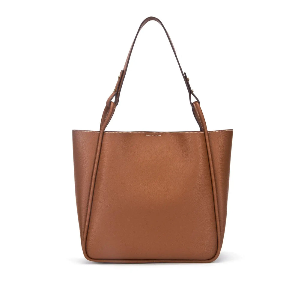 Avril Soft Body Everyday Tan Tote Bag - Lino Perros