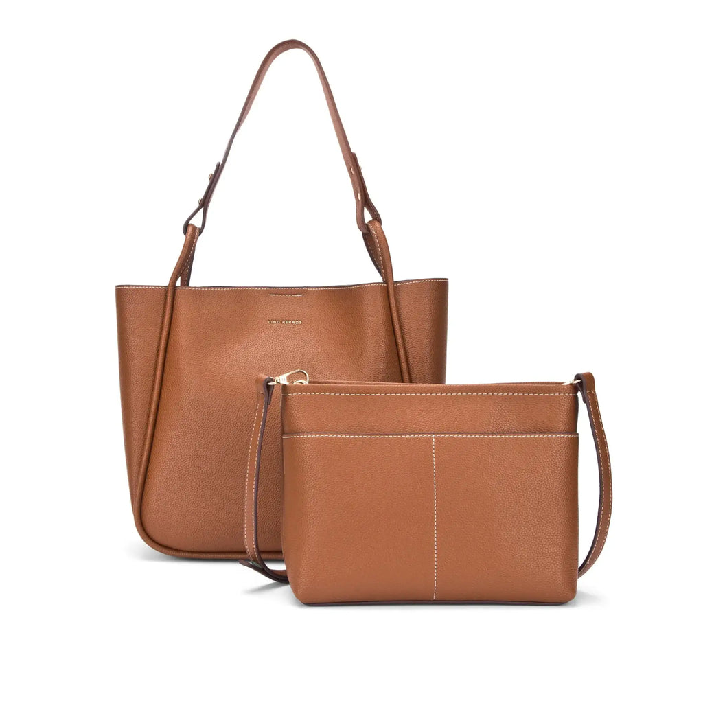 Avril Soft Body Everyday Tan Tote Bag - Lino Perros