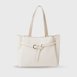 Avril Timeless Off White Tote Bag