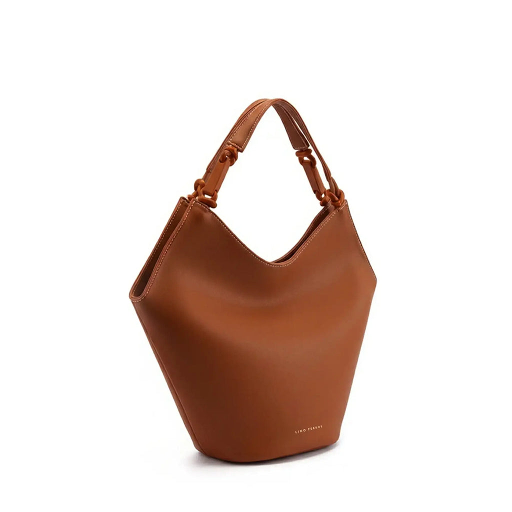 Avril Tan Slouchy Bucket Hobo Bag - Lino Perros