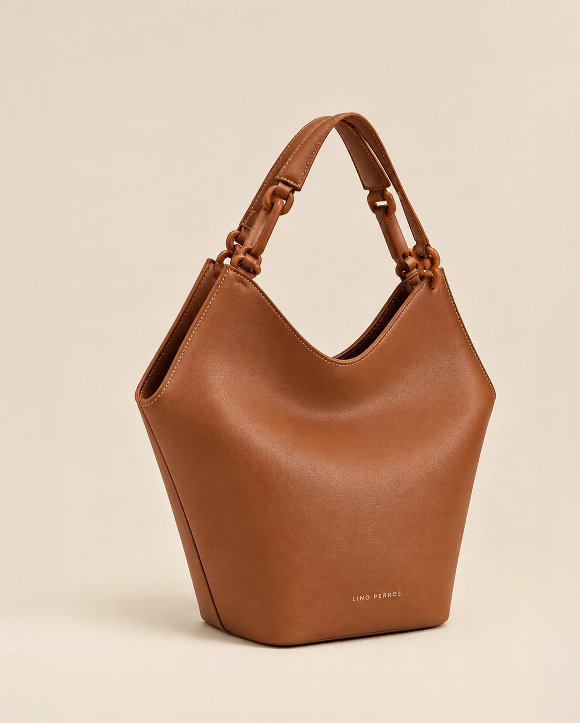 Avril Tan Slouchy Bucket Hobo Bag