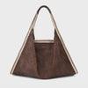 Avril Coffee Stylized Beige Hobo Tote Bag - Lino Perros
