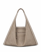 Avril Stylized Olive Hobo Tote
