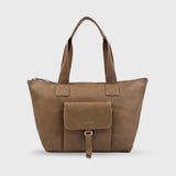 Avril Everyday Slouchy Brown Tote Bag