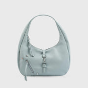 Avril Soft-Body Grey Shoulder Bag