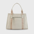 Avril Soft Body Charm Beige Tote Bag - Lino Perros