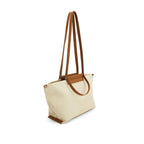 Avril Slouchy Beige Tote Bag - Lino Perros