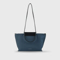 Avril Slouchy Navy Tote Bag - Lino Perros