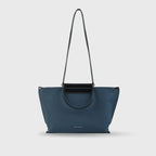 Avril Slouchy Navy Tote Bag - Lino Perros