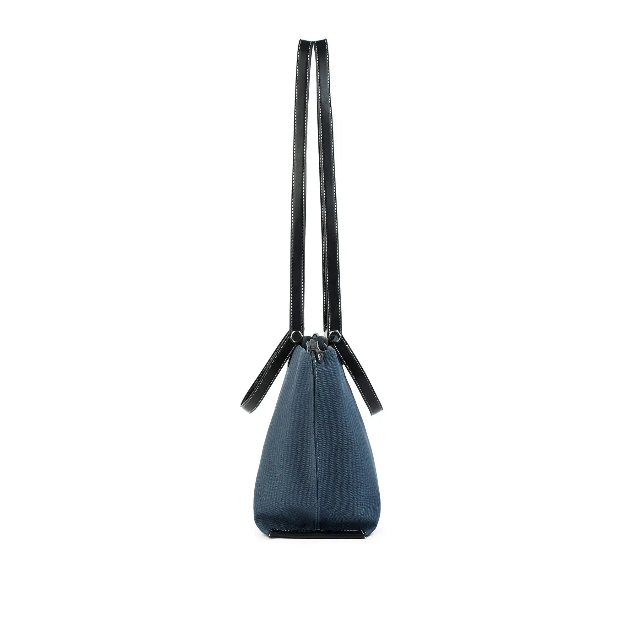 Avril Slouchy Navy Tote Bag - Lino Perros
