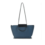 Avril Slouchy Navy Tote Bag - Lino Perros