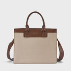 Monroe Luxe Beige Satchel Bag - Lino Perros