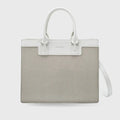Monroe Luxe Grey Satchel Bag - Lino Perros