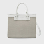Monroe Luxe Grey Satchel Bag - Lino Perros
