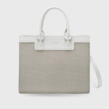 Monroe Luxe Grey Satchel Bag