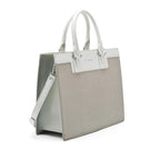 Monroe Luxe Grey Satchel Bag - Lino Perros
