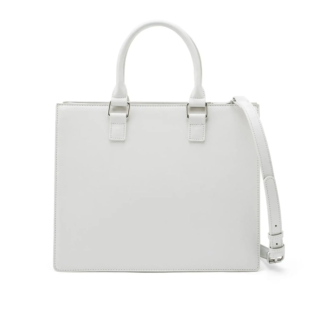 Monroe Luxe Grey Satchel Bag - Lino Perros