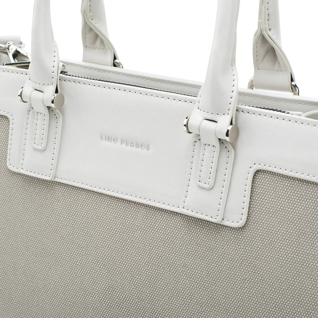 Monroe Luxe Grey Satchel Bag - Lino Perros