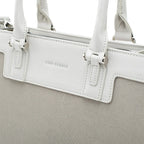 Monroe Luxe Grey Satchel Bag - Lino Perros