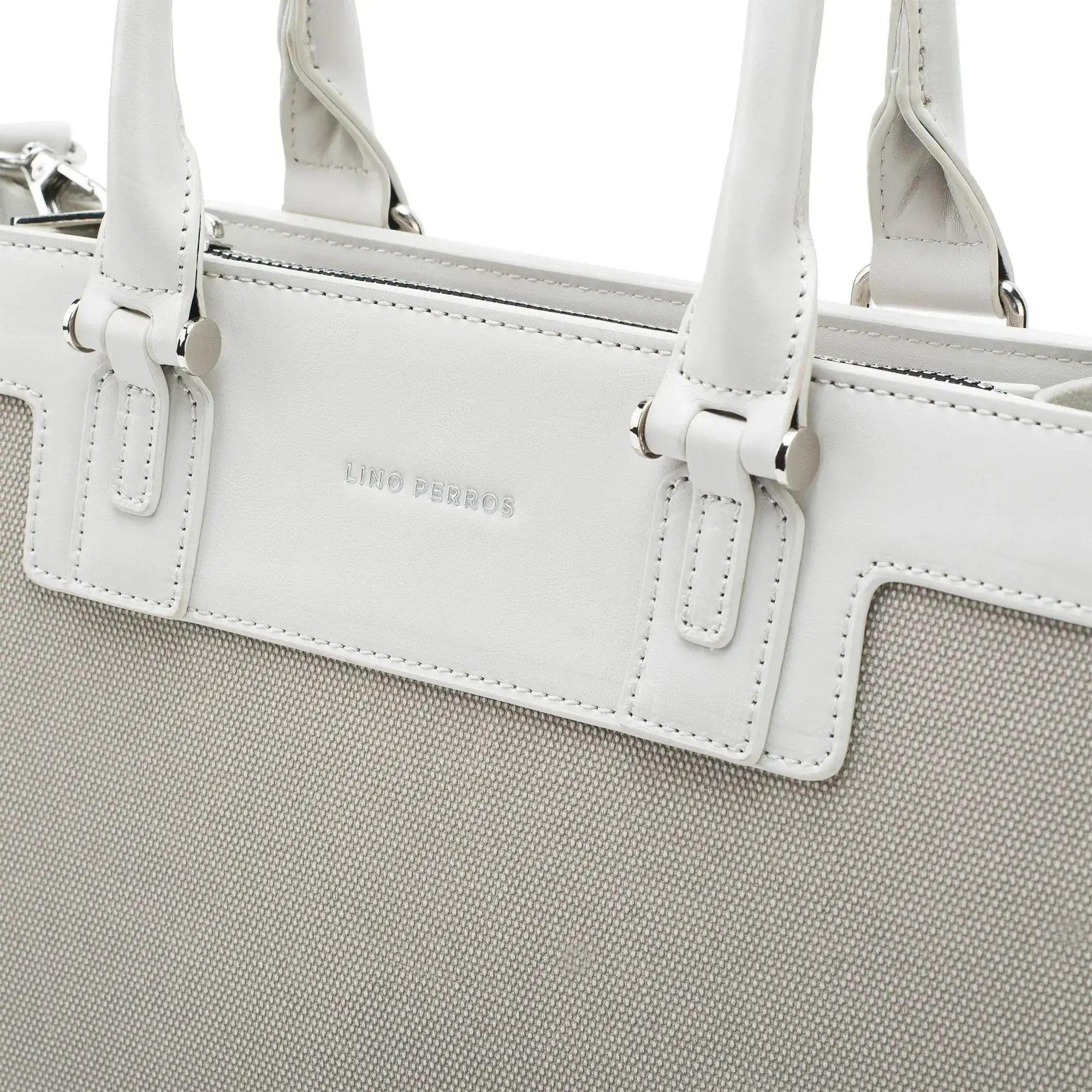 Monroe Luxe Grey Satchel Bag - Lino Perros