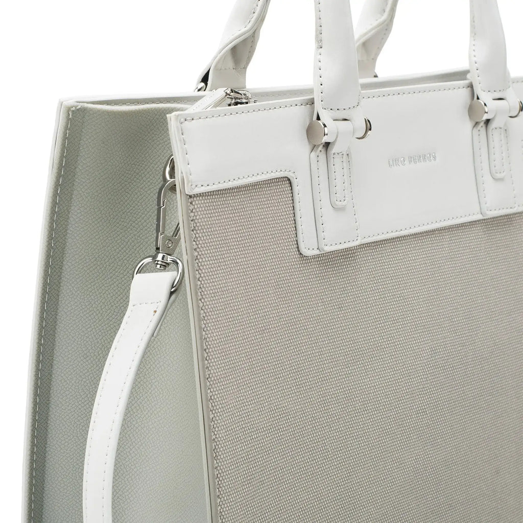 Monroe Luxe Grey Satchel Bag - Lino Perros