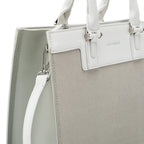 Monroe Luxe Grey Satchel Bag - Lino Perros