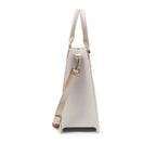 Monroe Luxe Off White Satchel Bag - Lino Perros