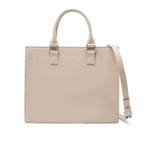 Monroe Luxe Off White Satchel Bag - Lino Perros