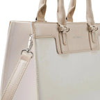 Monroe Luxe Off White Satchel Bag - Lino Perros