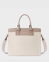 Monroe Luxe Taupe Satchel Bag