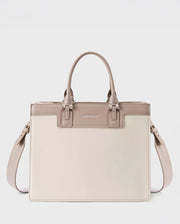 Monroe Luxe Taupe Satchel Bag