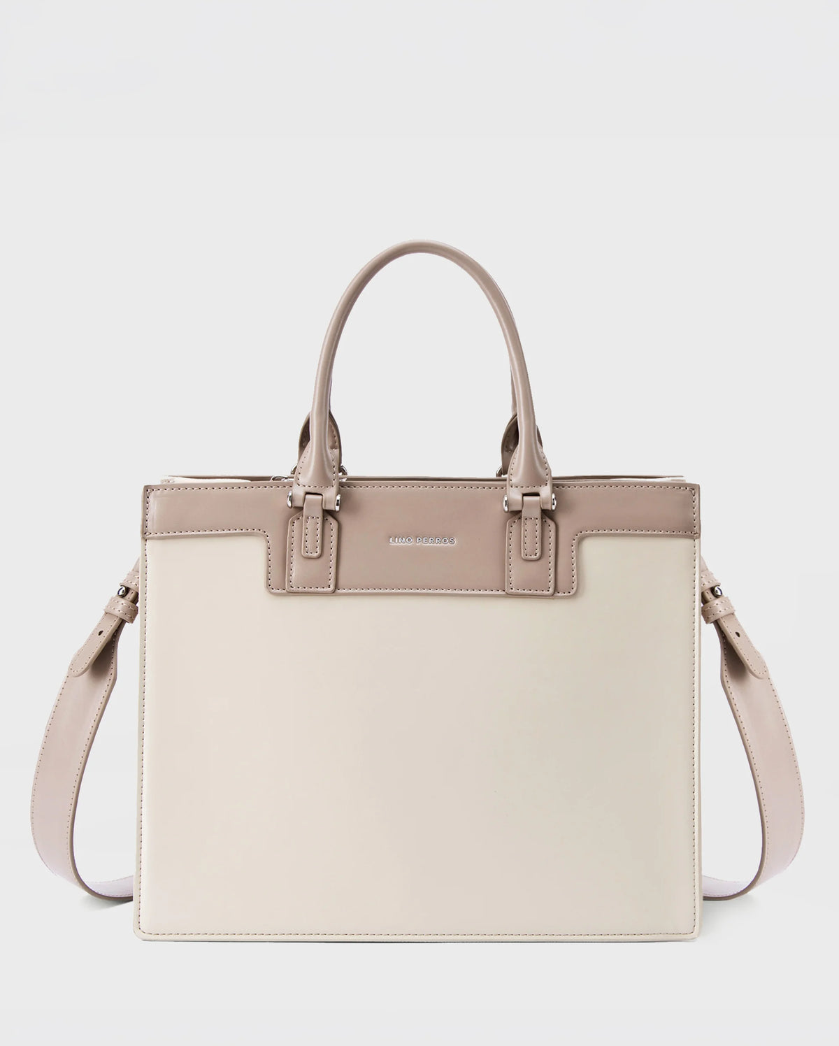 Monroe Luxe Taupe Satchel Bag