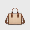 Monroe Petite Beige Satchel Bag - Lino Perros
