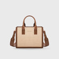 Monroe Petite Beige Satchel Bag - Lino Perros