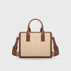 Monroe Petite Beige Satchel Bag - Lino Perros