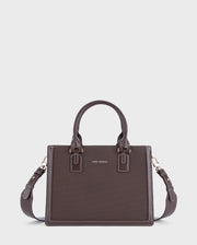Monroe Petite Brown Satchel Bag