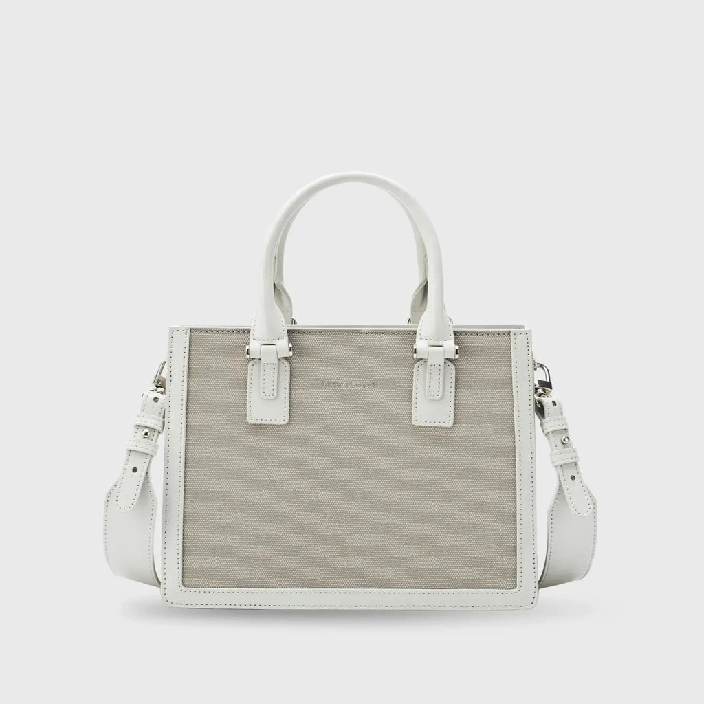 Monroe Petite Grey Satchel Bag - Lino Perros