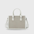 Monroe Petite Grey Satchel Bag - Lino Perros