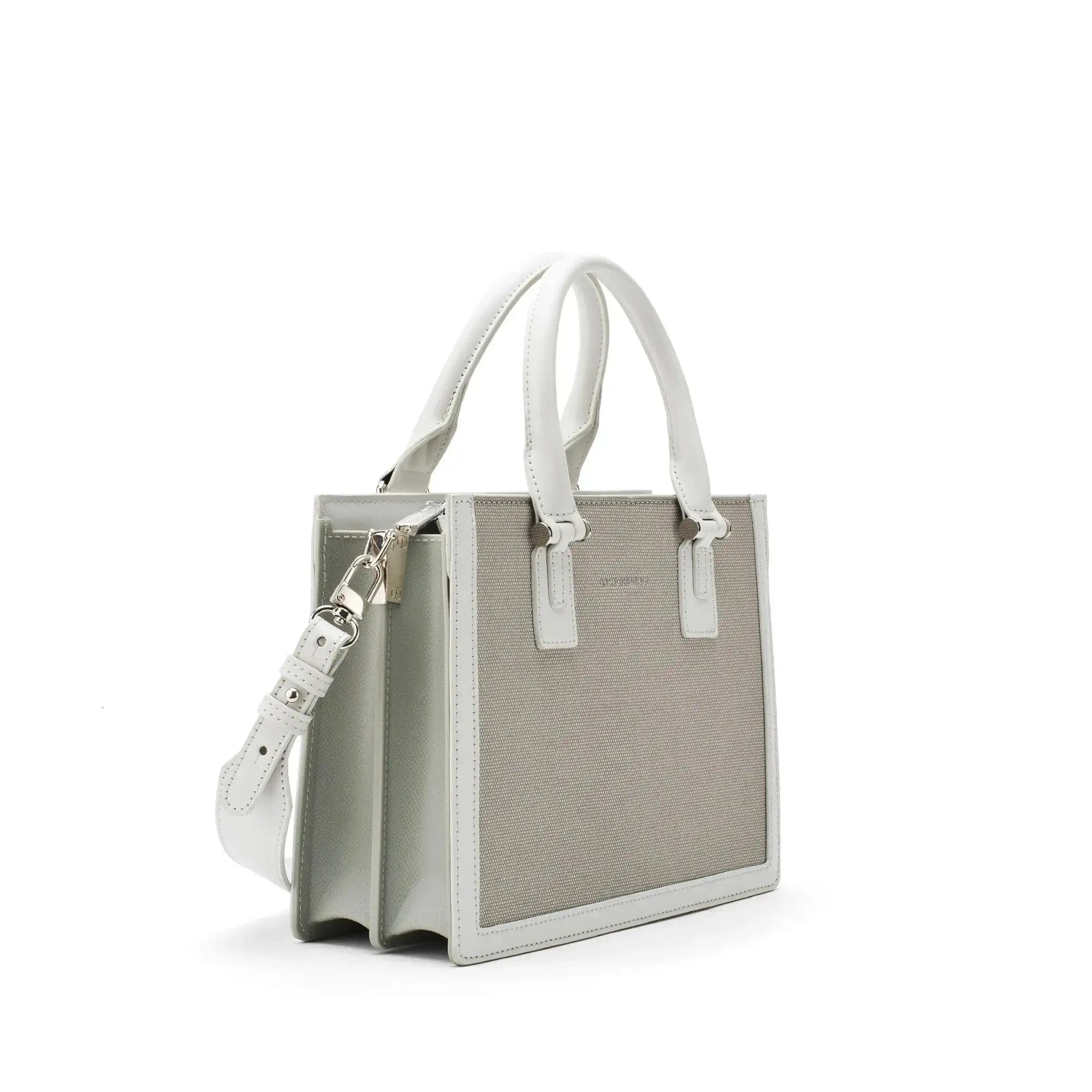 Monroe Petite Grey Satchel Bag - Lino Perros